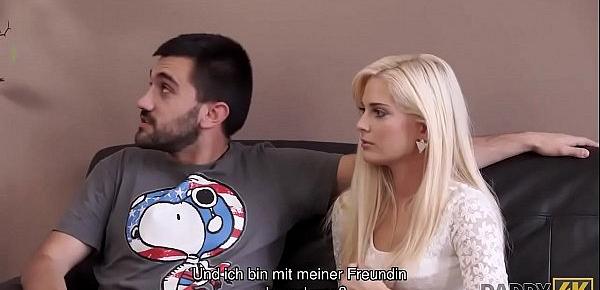 DADDY4K. Die blonde Kokette träumte von Sex mit einem erfahrenen Mann
